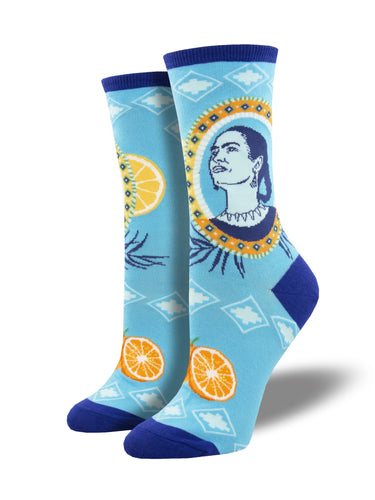 Women's Frida Orange Socks