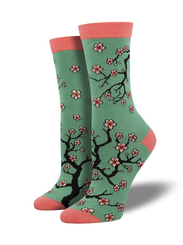 Cherry Blossom Bamboo Socks for Women - Shop Now | Socksmith