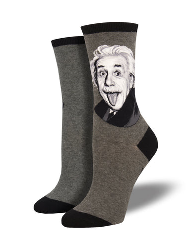 Einstein Portrait Socks for Women - Shop Now | Socksmith