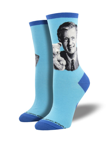 Mister Rogers Portrait Socks for Women - Shop Now | Socksmith