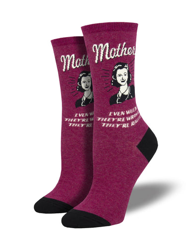 Mothers Know Best Humor Socks for Women - Shop Now | Socksmith